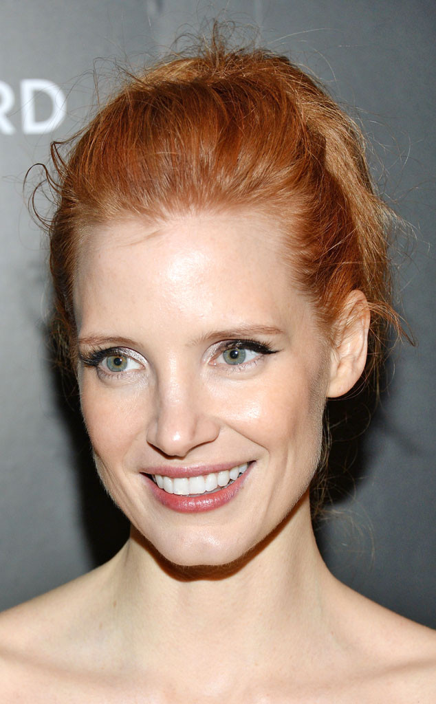 Beauty Police: Jessica Chastain Dares to Ruin Perfect Makeup with Gym Hair.